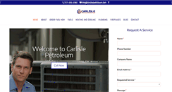 Desktop Screenshot of carlislepetroleum.com